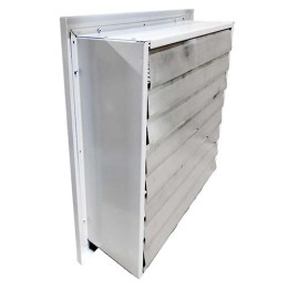 Вентилятор Ванвент ОВ-КВ-200 ИР осевой с инерционной решёткой (750 m3/h)
