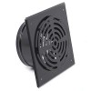 Вентилятор Ванвент ВН 200 настенный чёрный/белый (700 m3/h)

