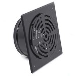 Вентилятор Ванвент ВН 300 настенный чёрный/белый (1500 m3/h)
