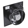 Вентилятор Ванвент ВН 200 настенный чёрный/белый (700 m3/h)
