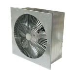 Вентилятор Ванвент ВО-2.5 ИР осевой с инерционной решёткой (1040 m3/h)
