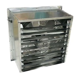 Вентилятор Ванвент ВО-2.0 ИР осевой с инерционной решёткой (800 m3/h)
