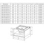 Прямоугольный канальный вентилятор VKPN 900-500/56-4Dsh