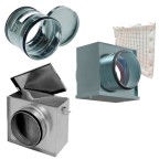 Воздушный фильтр ФЛК для круглых воздуховодов Airone