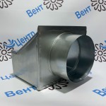 Переход из оцинкованной стали со смещением с 220х90 на 160