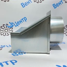 Переход из оцинкованной стали со смещением с 220х90 на 160