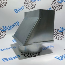 Переход из оцинкованной стали со смещением с 220х90 на 160