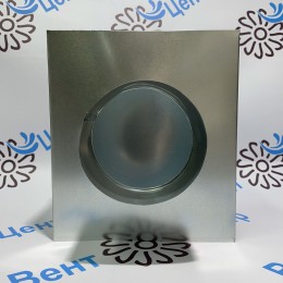 Тройник из оцинкованной стали 220х90 на 150