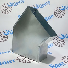 Угол 45 из оцинкованной стали 220х90 горизонтальный