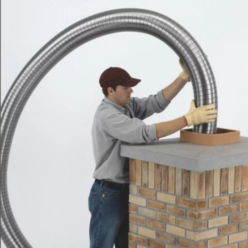 Полужесткий воздуховод ф250 (3м) из нержавеющей стали