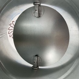 d100 Дроссель-клапан из оцинкованной стали 0,5 мм