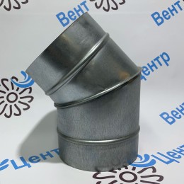 d100 Отвод 45 из оцинкованной стали 0,5 мм