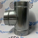 d500/500 Тройник 90 из оцинкованной стали 0,5 мм
