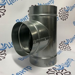 d100/100 Тройник 90 из оцинкованной стали 0,5 мм