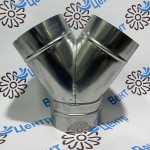 d560 Тройник Y (штаны) из оцинкованной стали 0,5 мм
