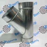 d350 Тройник 45 из оцинкованной стали 0,5 мм
