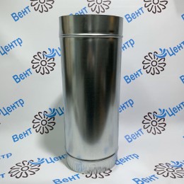 d80 Труба из оцинкованной стали 1 метр 0,5 мм
