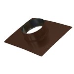 Фланец ф80 коричневый из оцинкованной стали

