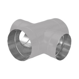 Крестовина ф300 белый из оцинкованной стали
