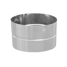 Муфта ф160 белый из оцинкованной стали
