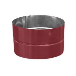 Муфта ф150 красный из оцинкованной стали
