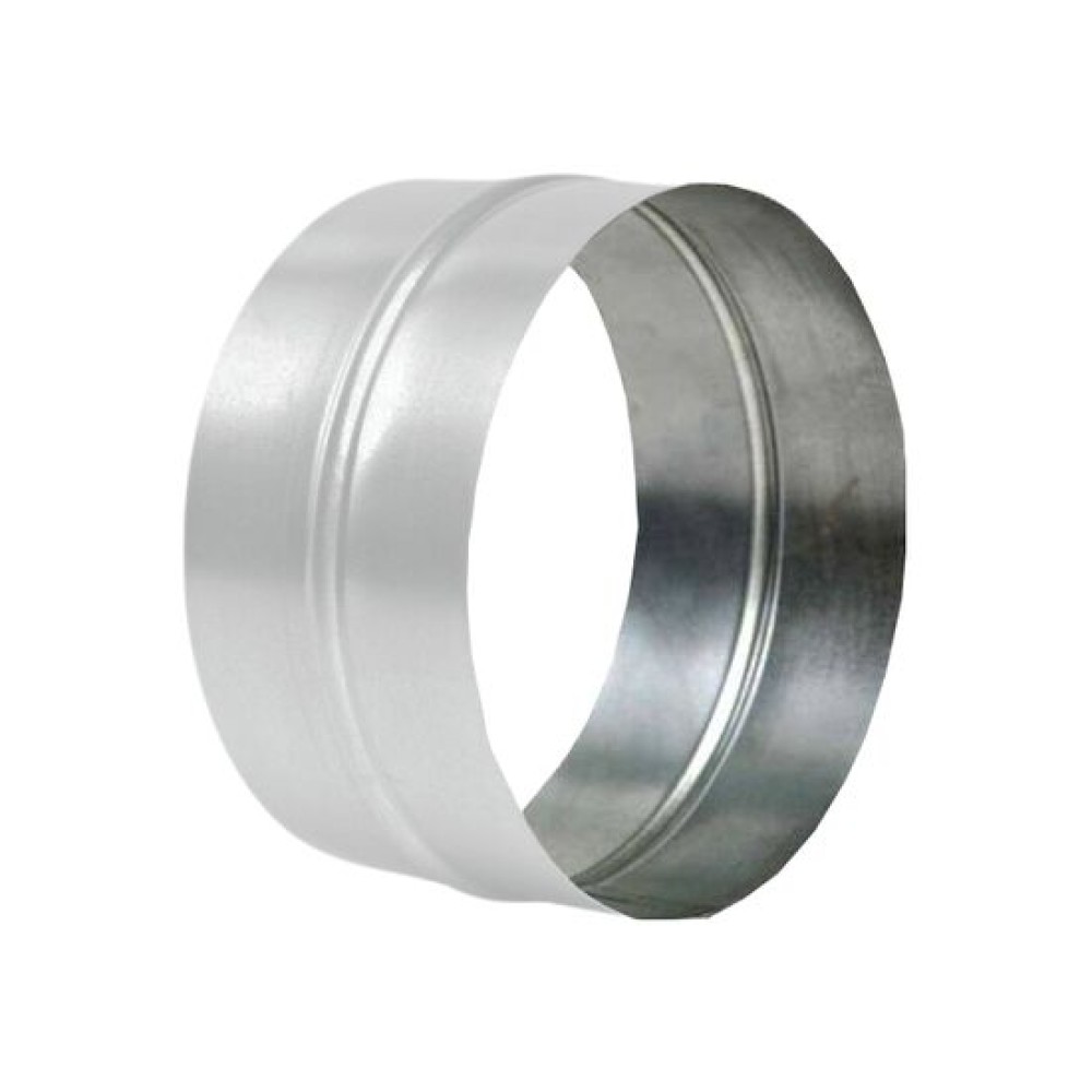 Ниппель ф125 белый из оцинкованной стали
