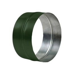 Ниппель ф130 зеленый из оцинкованной стали
