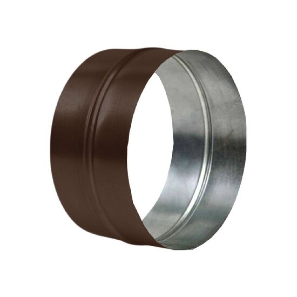 Ниппель ф180 коричневый из оцинкованной стали
