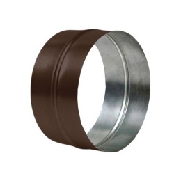 Ниппель ф130 коричневый из оцинкованной стали
