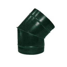 Полуотвод ф500 45° зеленый из оцинкованной стали
