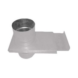 Шибер ф180 белый из оцинкованной стали
