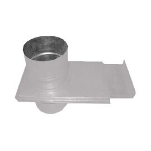 Шибер ф180 белый из оцинкованной стали
