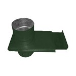 Шибер ф180 зеленый из оцинкованной стали
