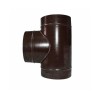 Тройник  355/355 коричневый из оцинкованной стали