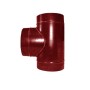 Тройник  450/450 красный из оцинкованной стали