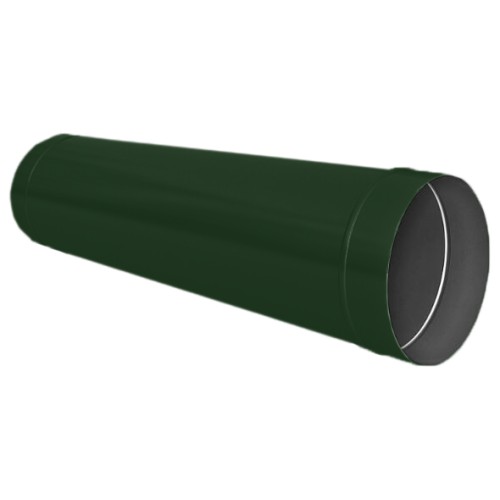 Воздуховод (труба) ф420 1,25 м зеленый из оцинкованной стали 0,7мм
