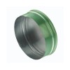 Заглушка ф150 зеленая из оцинкованной стали
