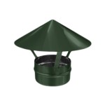 Зонт ф115 зеленый из оцинкованной стали
