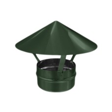 Зонт ф110 зеленый из оцинкованной стали
