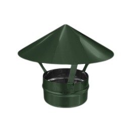 Зонт ф100 зеленый из оцинкованной стали