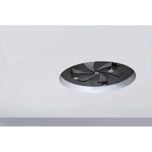 10SH  Решетка вентиляционная SH фланец D100 сетка разъемная на магнитах D120 ERA