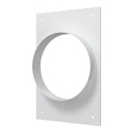 Фланец Ф D100 113х113 пластик ERA