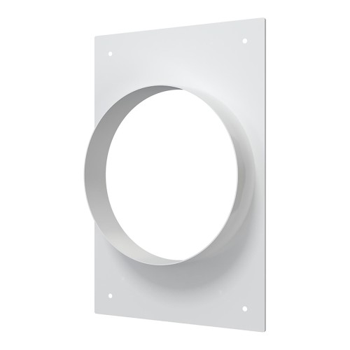 Фланец Ф D100 113х113 пластик ERA