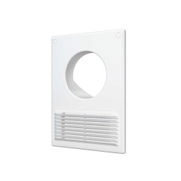 Решетка вентиляционная РУФ фланец D125/60х120 разъемная 185х254 пластик ERA