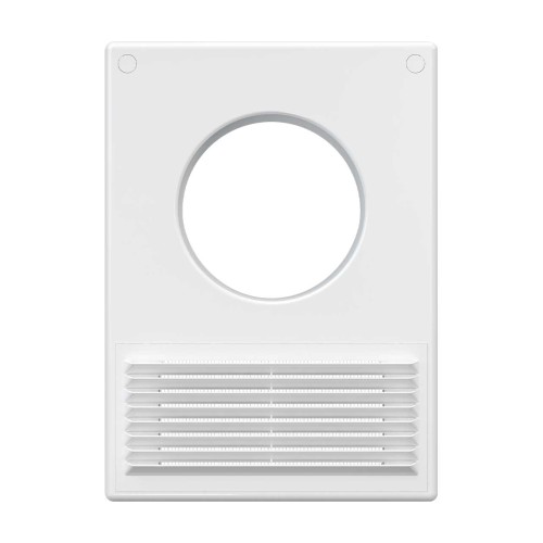 Решетка вентиляционная РУФ фланец D125/60х120 разъемная 185х254 пластик ERA