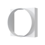 Переходник КВ D100 90х90 пластик ERA