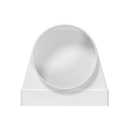 Переходник СККП D150 90° 90х220 пластик ERA