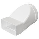 Переходник СПКП D150 эксцентриковый 60х204 пластик ERA