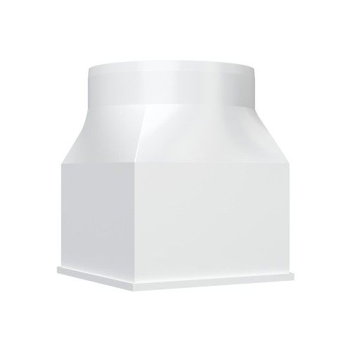 Переходник СПКП D125 126х126 пластик ERA