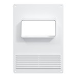 Пл. торцевая ПТГР фланец 60х120 горизонтальная решетка 180х250 пластик ERA